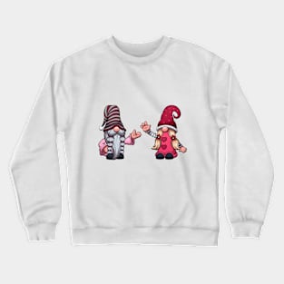 Cute Valentine’s Day Gnomes Crewneck Sweatshirt